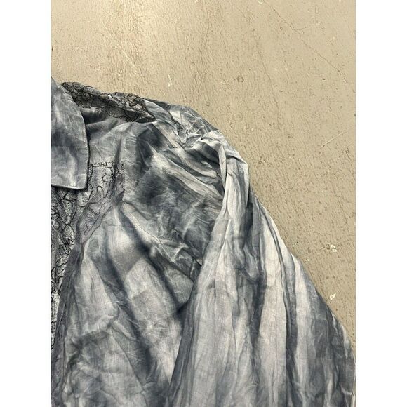 Parsley & Sage‎ Size XL Women's Long Boho Gray Blouse Casual Chic Tunic Flowy - Picture 4 of 11